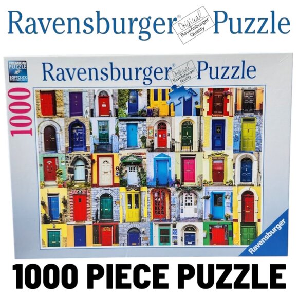 Doors of the World Ravensburger 1000 Piece Jigsaw Puzzle FAST SHIPPING! I ship t - Picture 2 of 14